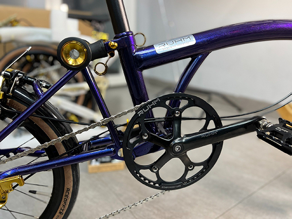 đùi đĩa xe đạp gấp RUHM