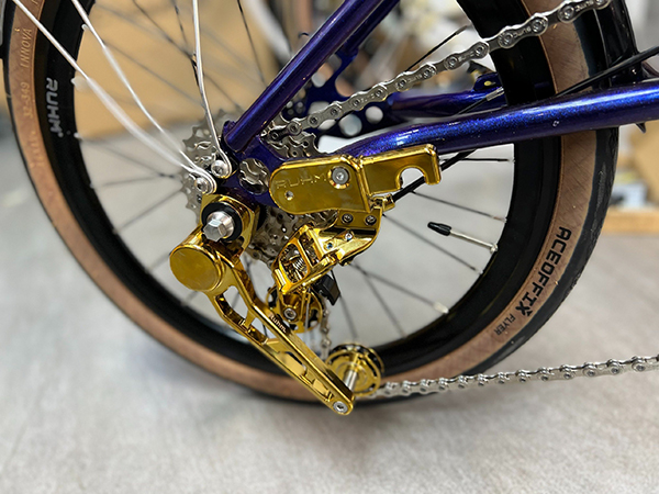 củ đề sau xe đạp gấp RUHM