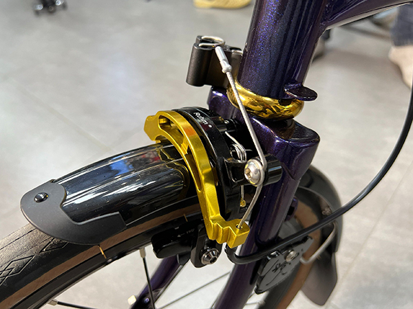 phanh vành xe đạp gấp RUHM