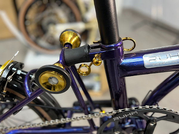 bánh xe lăn xe đạp gấp RUHM