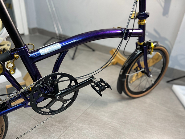 khung sườn xe đạp gấp RUHM