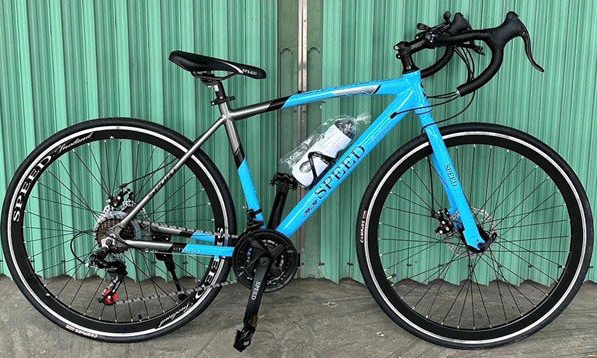 xe đạp đua SPEED 114 xanh dương