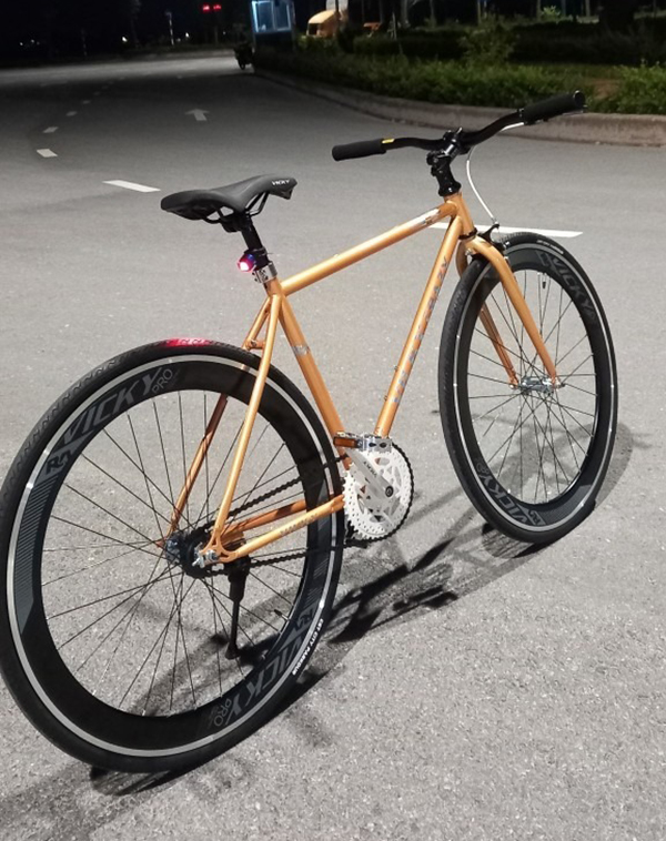 xe đạp Fixed Gear Vicky CRAZY đen
