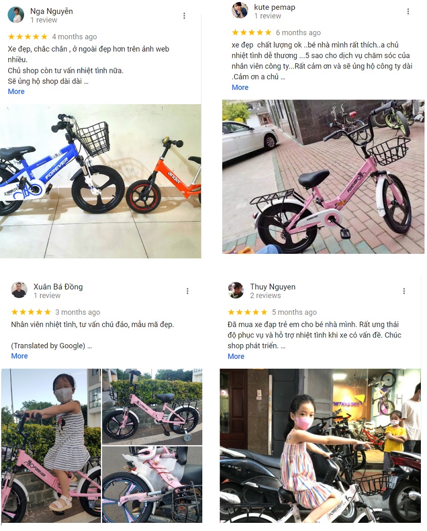 đánh giá xe đạp trẻ em