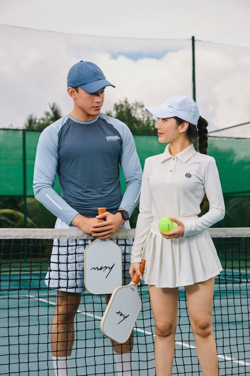 Tính thời trang và đồng điệu trong thiết kế – Bí quyết để trở thành cặp đôi nổi bật trên sân Pickleball