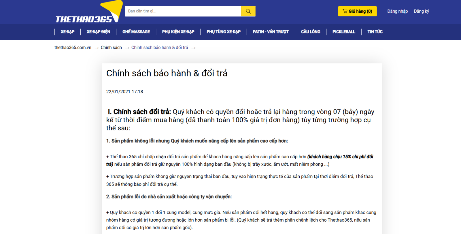 Dịch vụ bảo hành