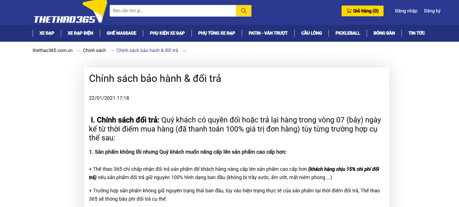 Chính sách bảo hành và dịch vụ khách hàng vượt trội