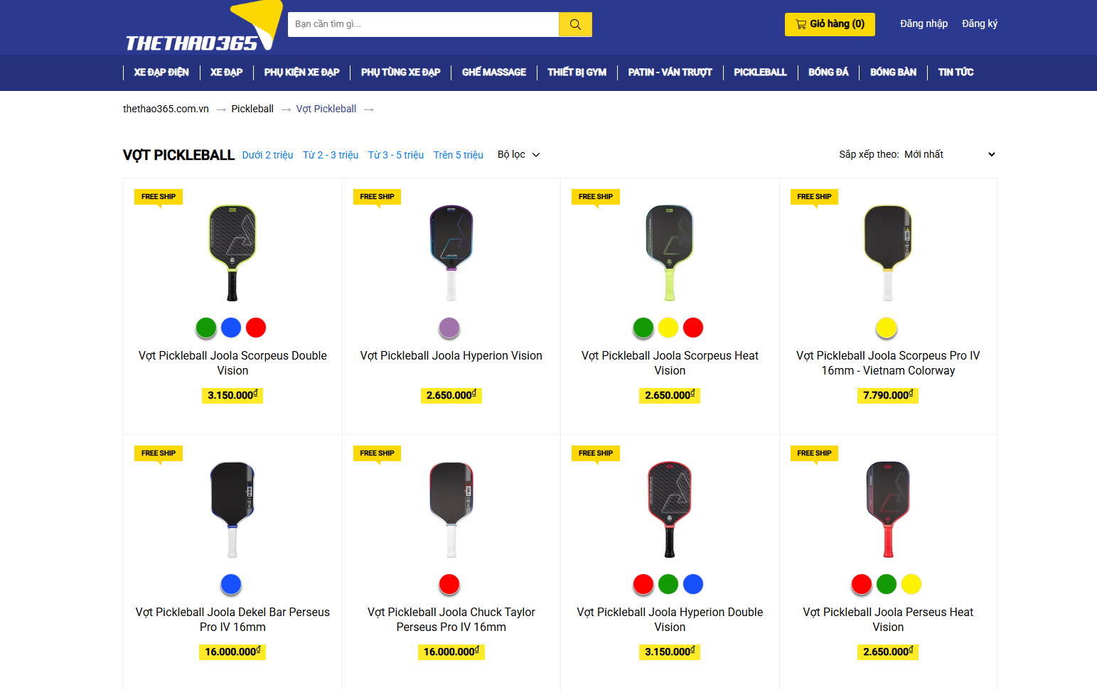 Mua vợt Pickleball ở đâu để lên trình nhanh?