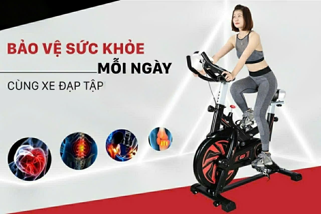 Bảo vệ sức khỏe hàng ngày nhờ vào xe đạp tập tại nhà
